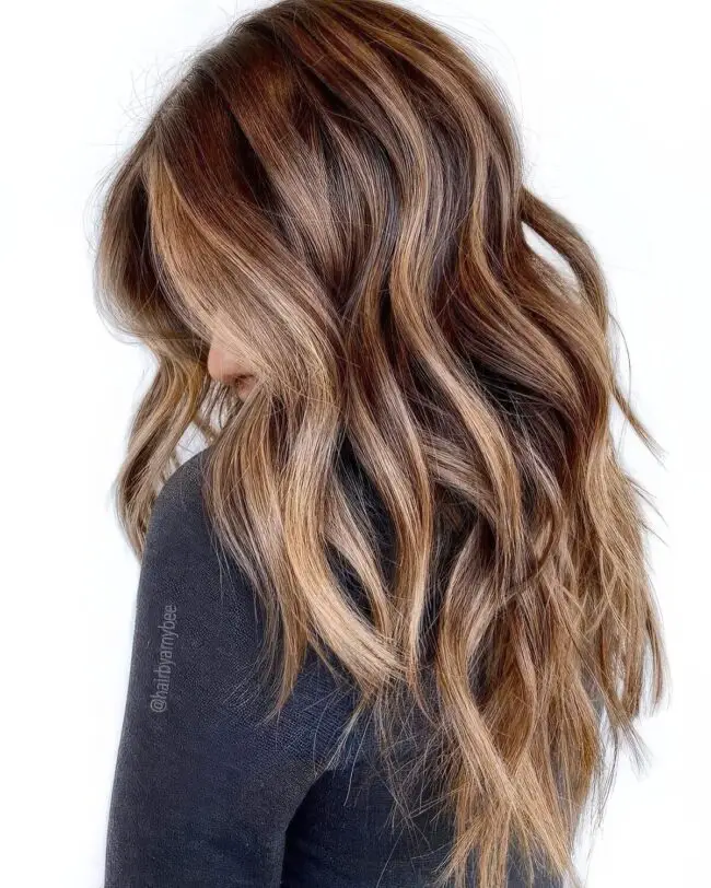 Rich Chocolate Balayage Beauty