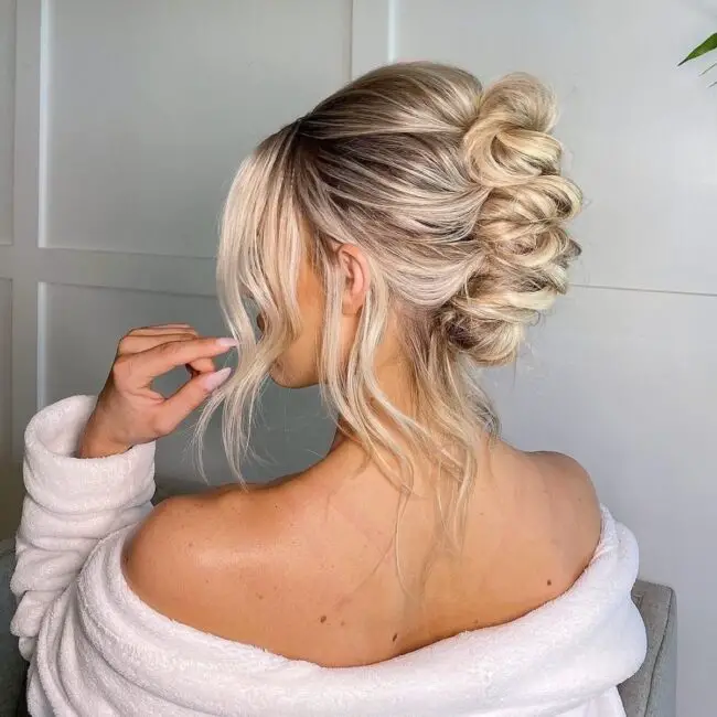 Textured French Twist for a Chic Look