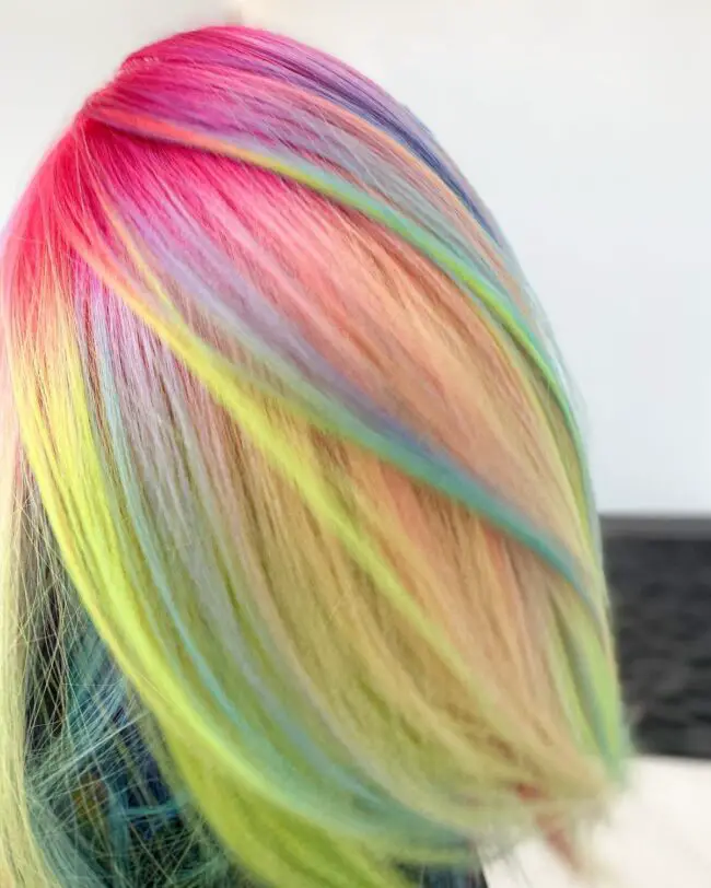 Bold Streaks of Rainbow Brightness