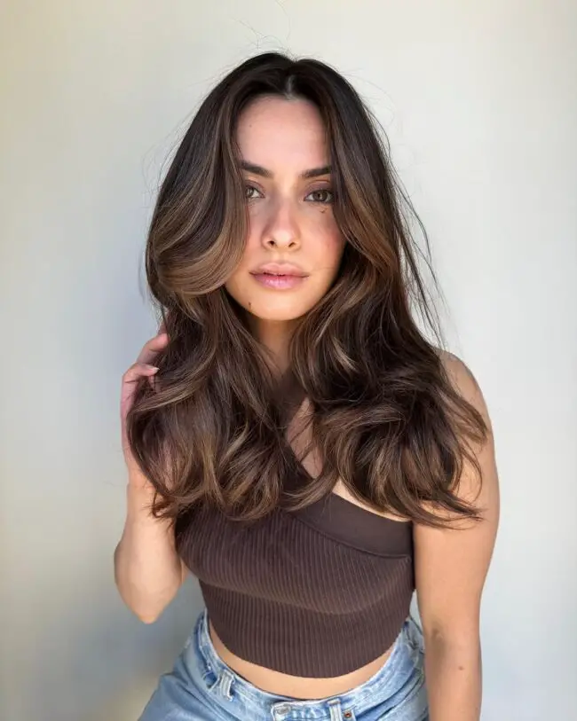 Classic Brunette with Touches of Blonde