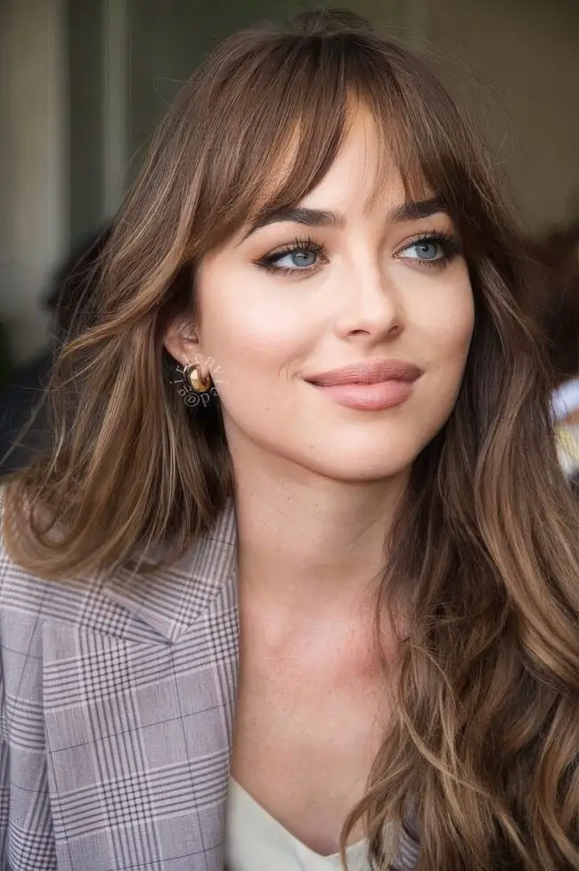 Framing Beauty with Bangs