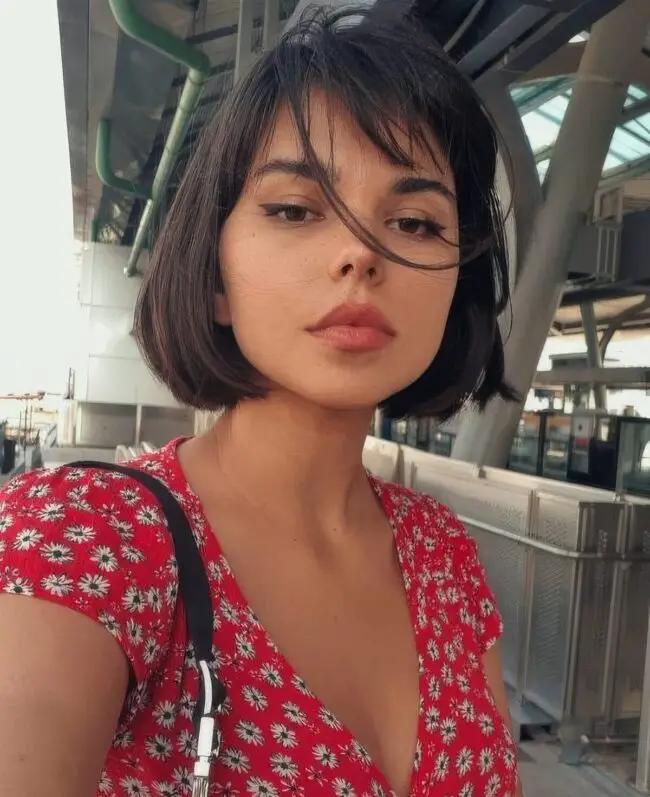 Chic Brown Bobs
