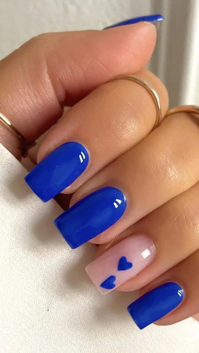 Striking Blue Love Design