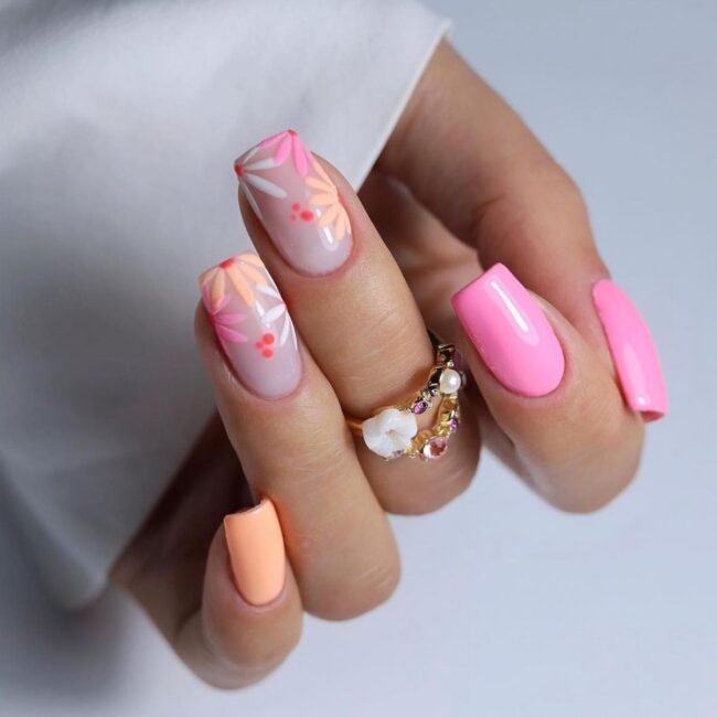 Soft Peachy Elegance