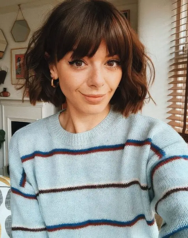 Chocolate Waves with Youthful Fringe