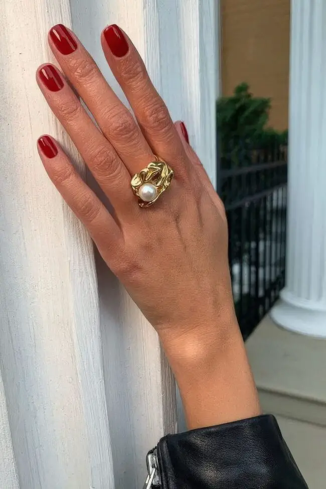 Bold Red Nail Statement