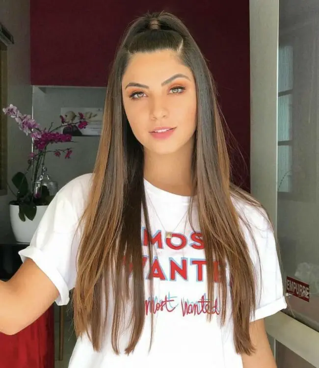 Modern Half-Up Hairstyle