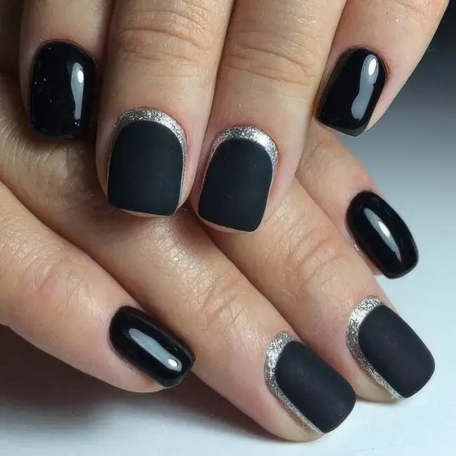 Bold Black and Silver Glamour