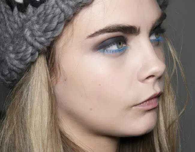 Vivid Blue Eyeliner Brightens Your Look
