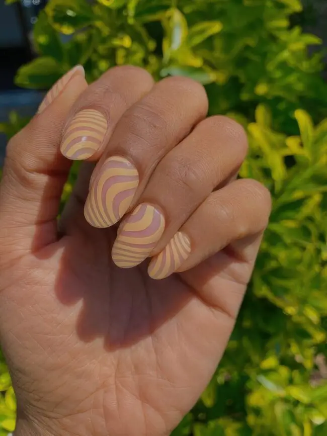 Lavender and Beige Fusion
