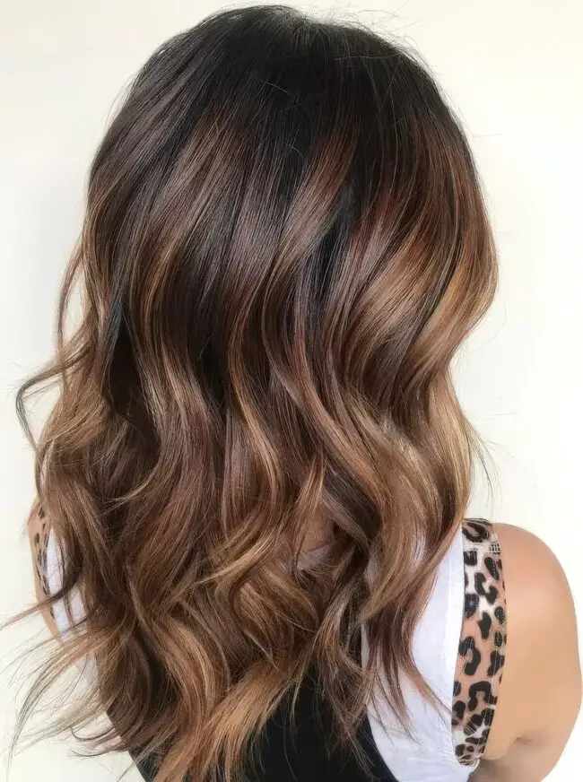 Warm Brown Waves for Effortless Style