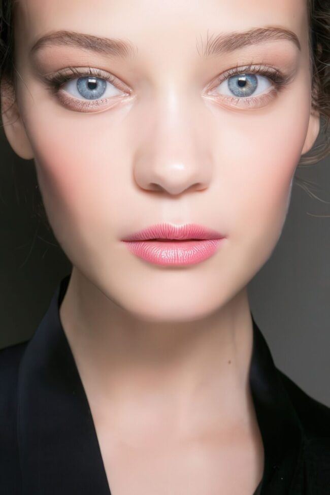 Radiant Skin with Striking Blue Eyes