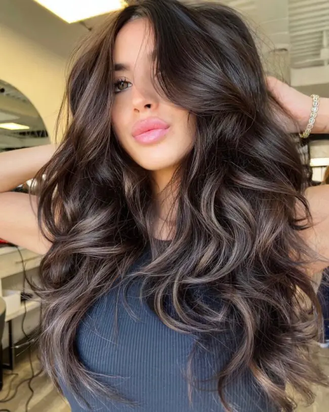 Deep Brown with Caramel Streaks for Softness