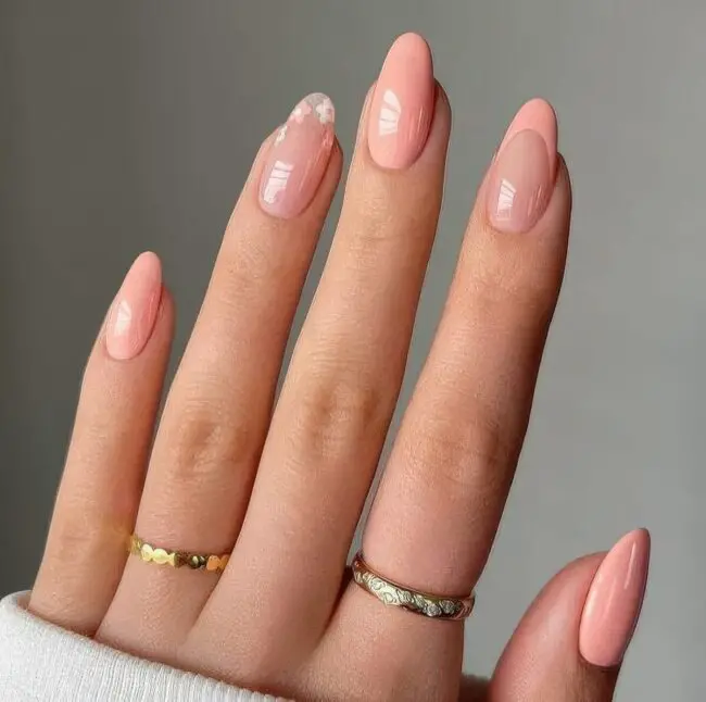Peachy Nail Art Bliss