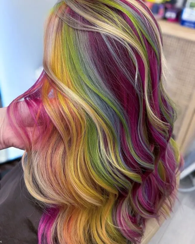 Sunset Palette with Vibrant Colors