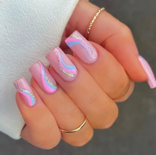 Ethereal Swirls in Soft Pastels
