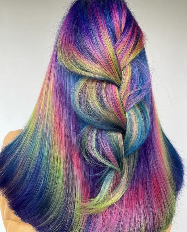Rainbow Reflections with Bold and Beautiful Streaks