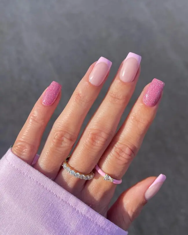 Rich Textures and Glitters in Lilac Luxury