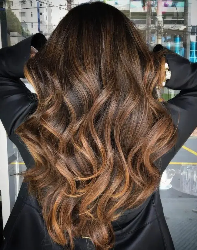 Caramel Chocolate Balayage