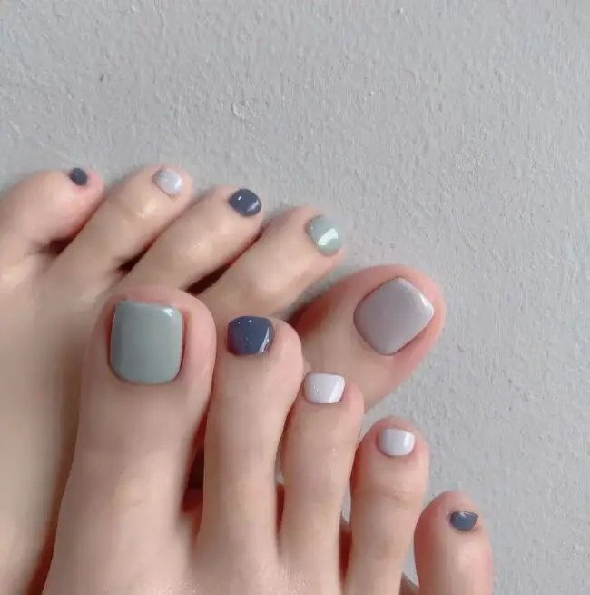 Colorful Toe Nail Inspiration