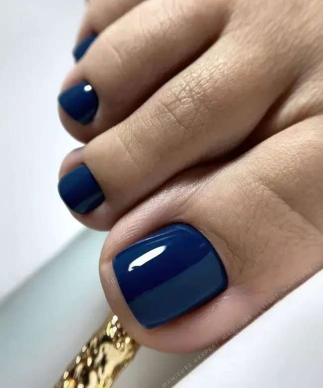 Radiant Deep Blue Toes