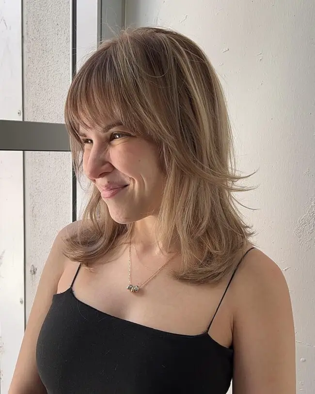 Modern Shag with Curtain Bangs