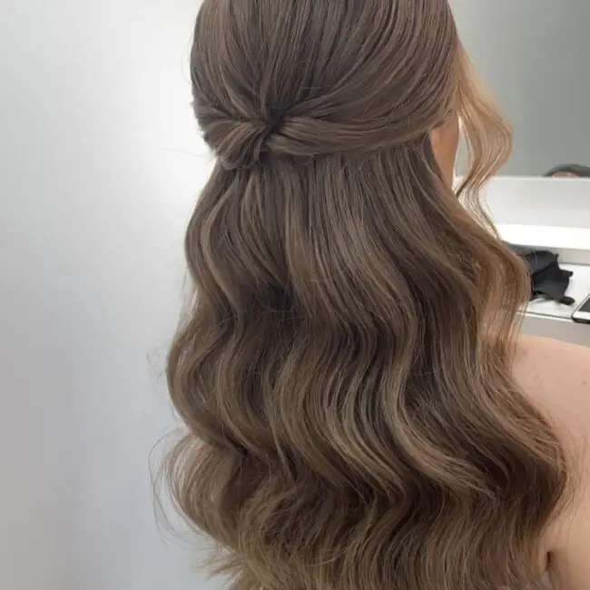 Polished Half-Up Twist