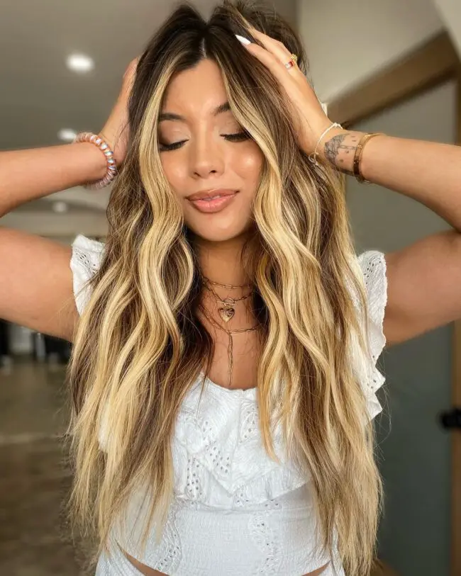 Boho Blonde Waves