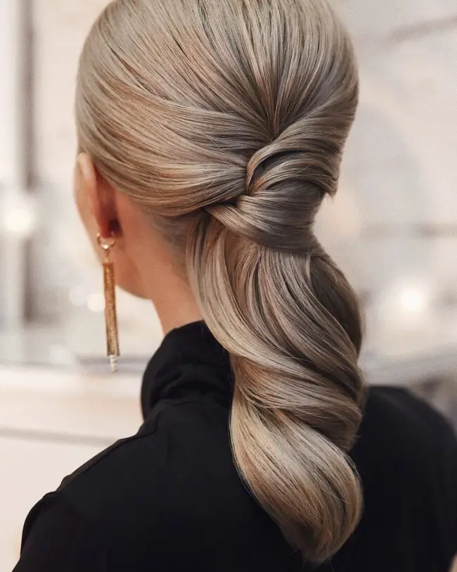 Corporate Chic Tailored Updo