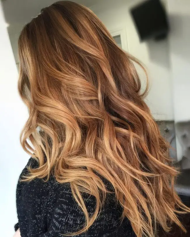 Warm Caramel Hair Glow