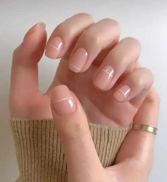 Nail Art with Subtle Beauty