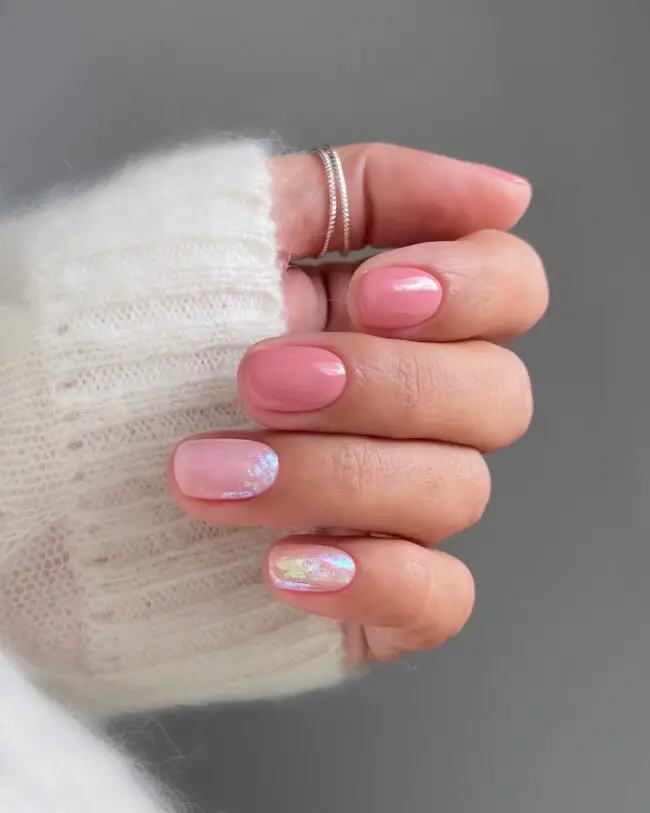 Subtle Pink Canvas with Sparkle