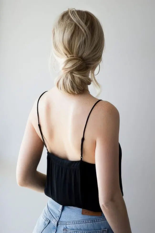 Effortlessly Chic Low Bun