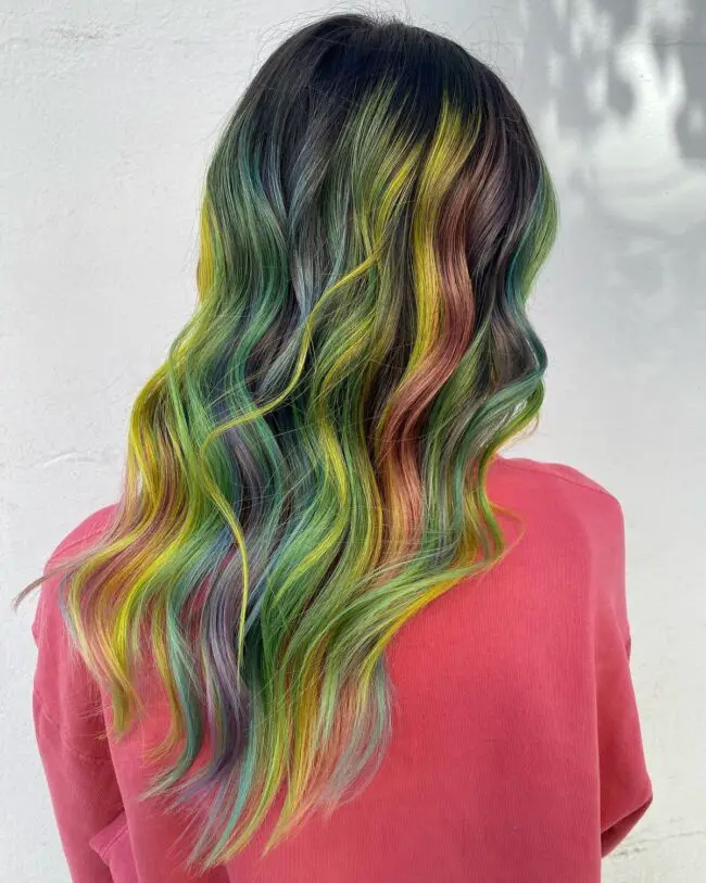 Vivid Prism with the Rainbow Effect