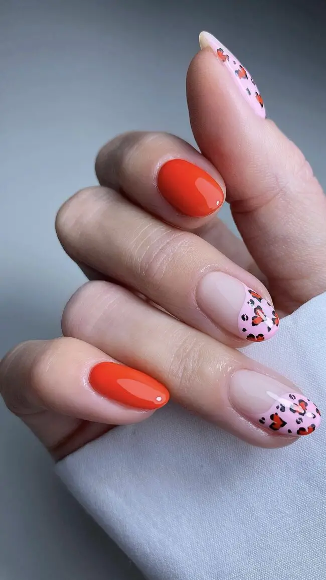 Romantic Cherry Blossom Nail Art