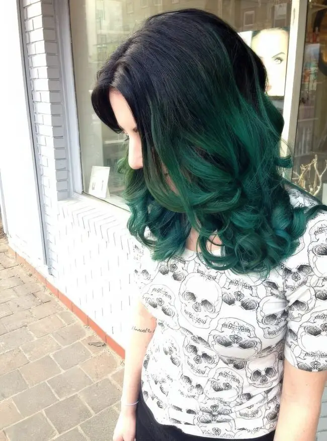 Bold Green and Black Fusion