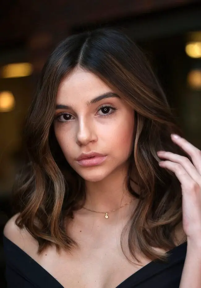 Caramel Highlights with Soft Waves