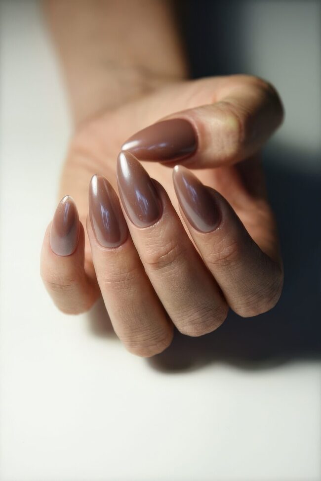 Chocolate Glaze Nail Glamour