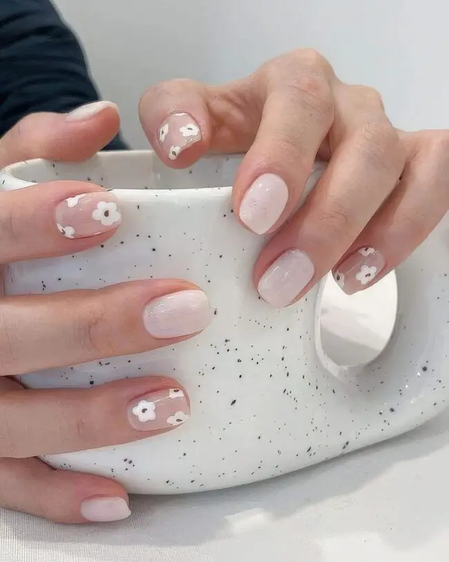 Floral Whispers on Nails
