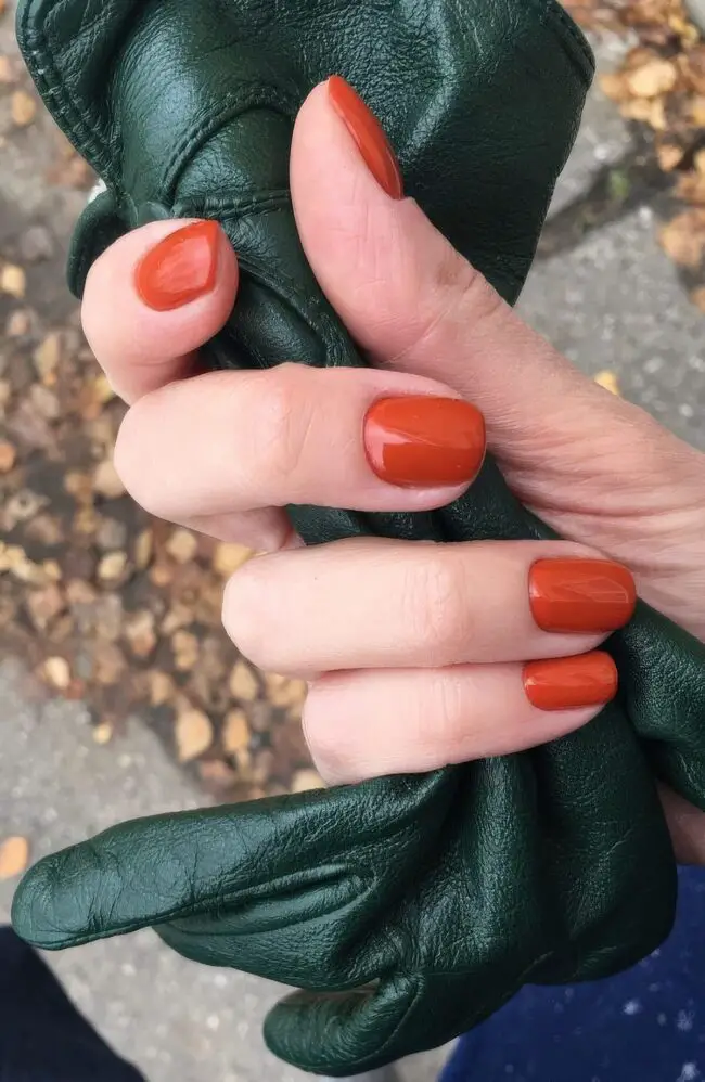 Bold Orange Nail Appeal