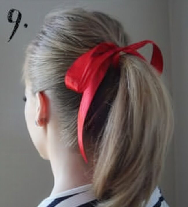 Bright Red Ribbon for Stunning Hairstyles