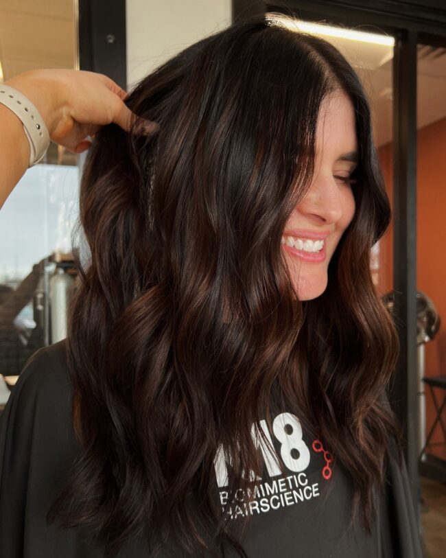 Lustrous Depth with Caramel Highlights