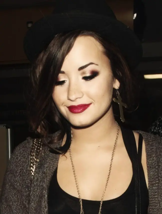 Burgundy Lips with Soft Smoky Eyes