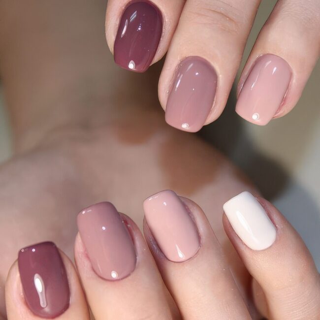 Chic Monochrome Nail Palette
