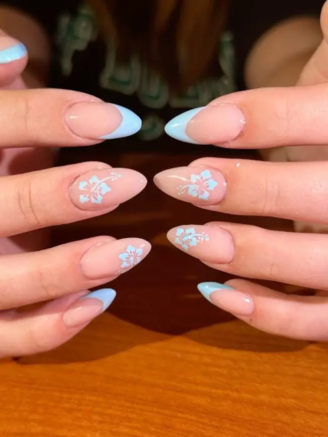 Floral and Abstract Nail Art