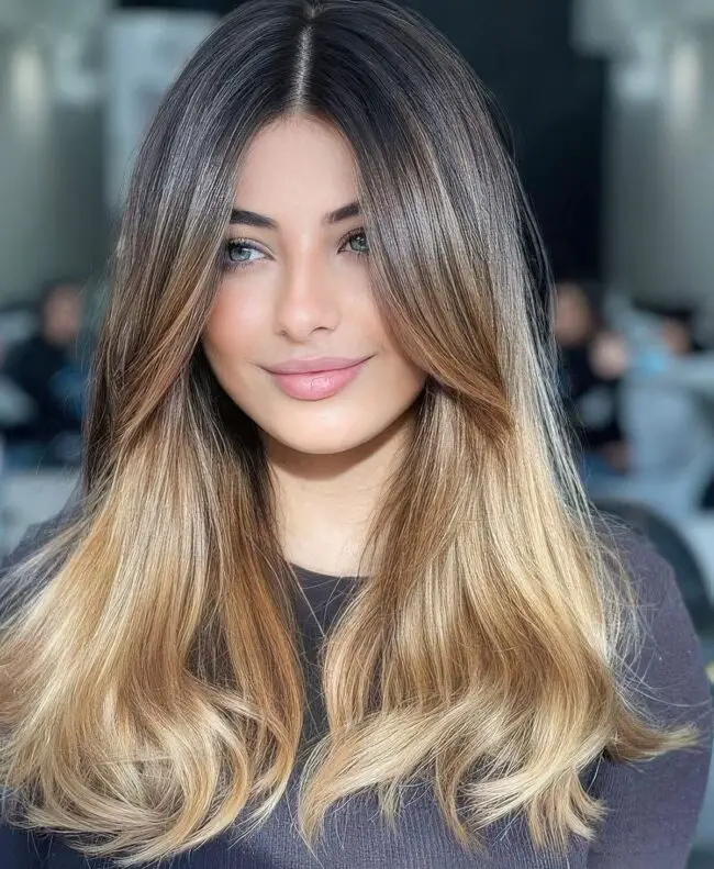 Luscious Ombre Waves with Sun-Kissed Highlights