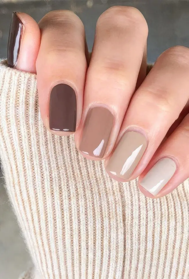 Warm Earthy Nail Trends