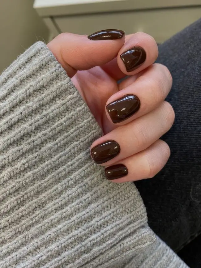 Warm Chocolate Nail Glamour