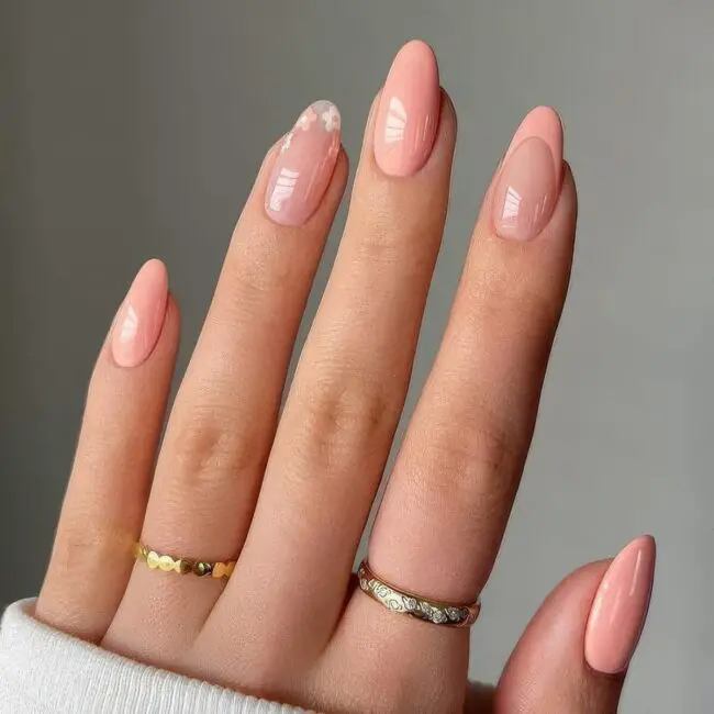 Peachy Floral Delight