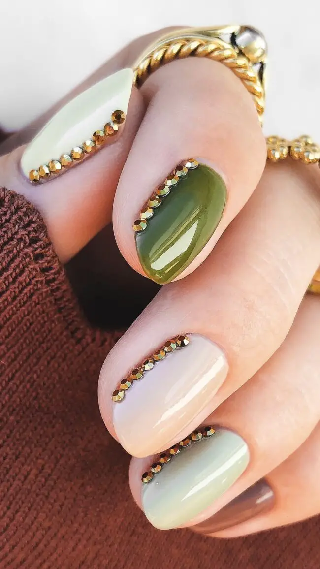 Olive and Gold Elegance